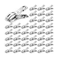 200 Pcs Garden Clips 2 Inch Stainless Steel Small Greenhouse Clamps for Netting Shade Cloth Clips Bulk Plant Metal