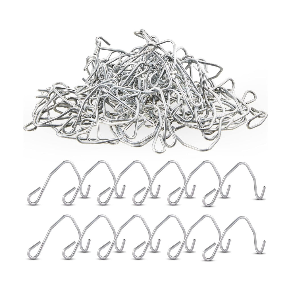 T Post Wire Clips 300 Pcs Galvanized Steel Fence Clips for Securing Barbed Convenient Pre-Cut Wire Ties Garden Farm