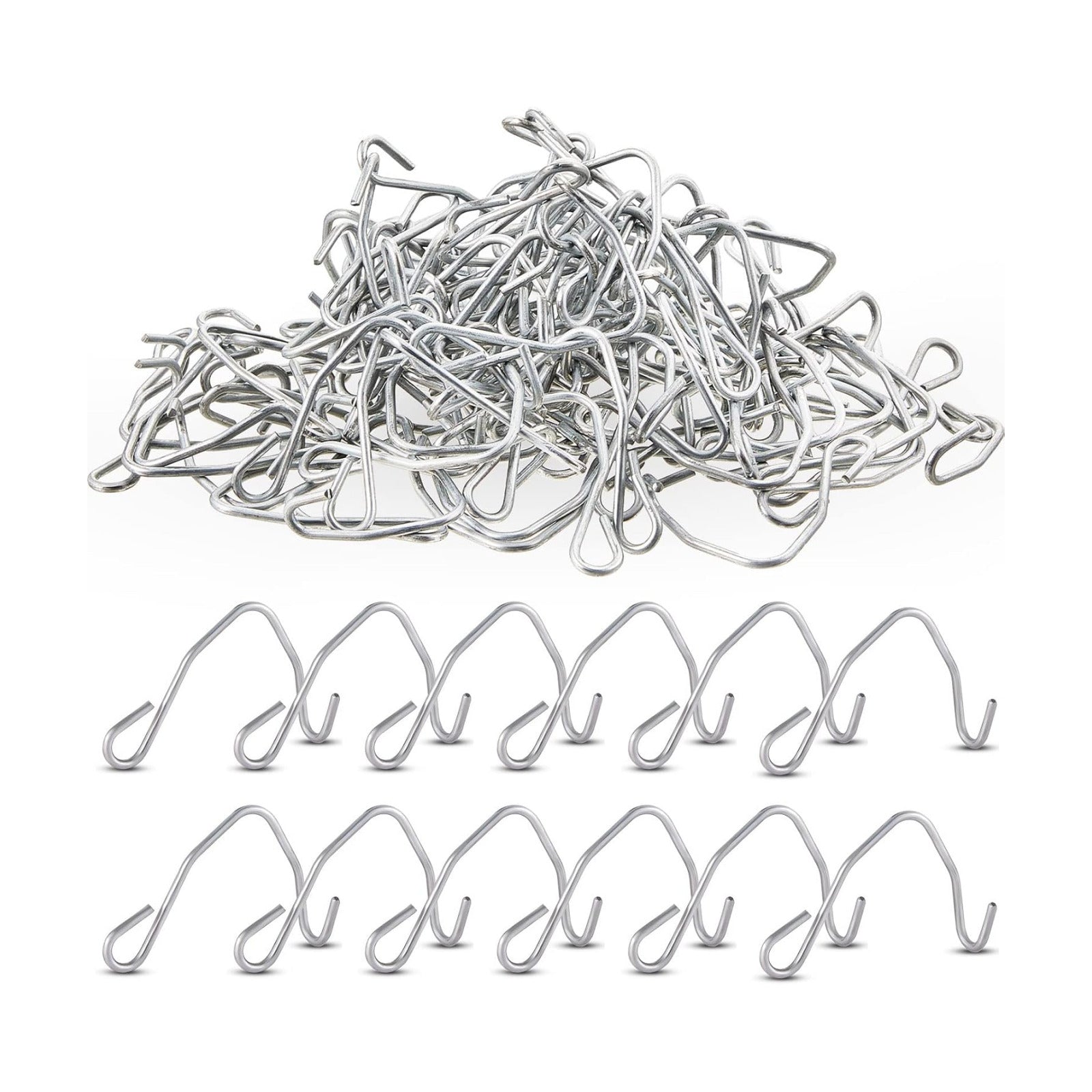 T Post Wire Clips 300 Pcs Galvanized Steel Fence Clips for Securing Barbed Convenient Pre-Cut Wire Ties Garden Farm