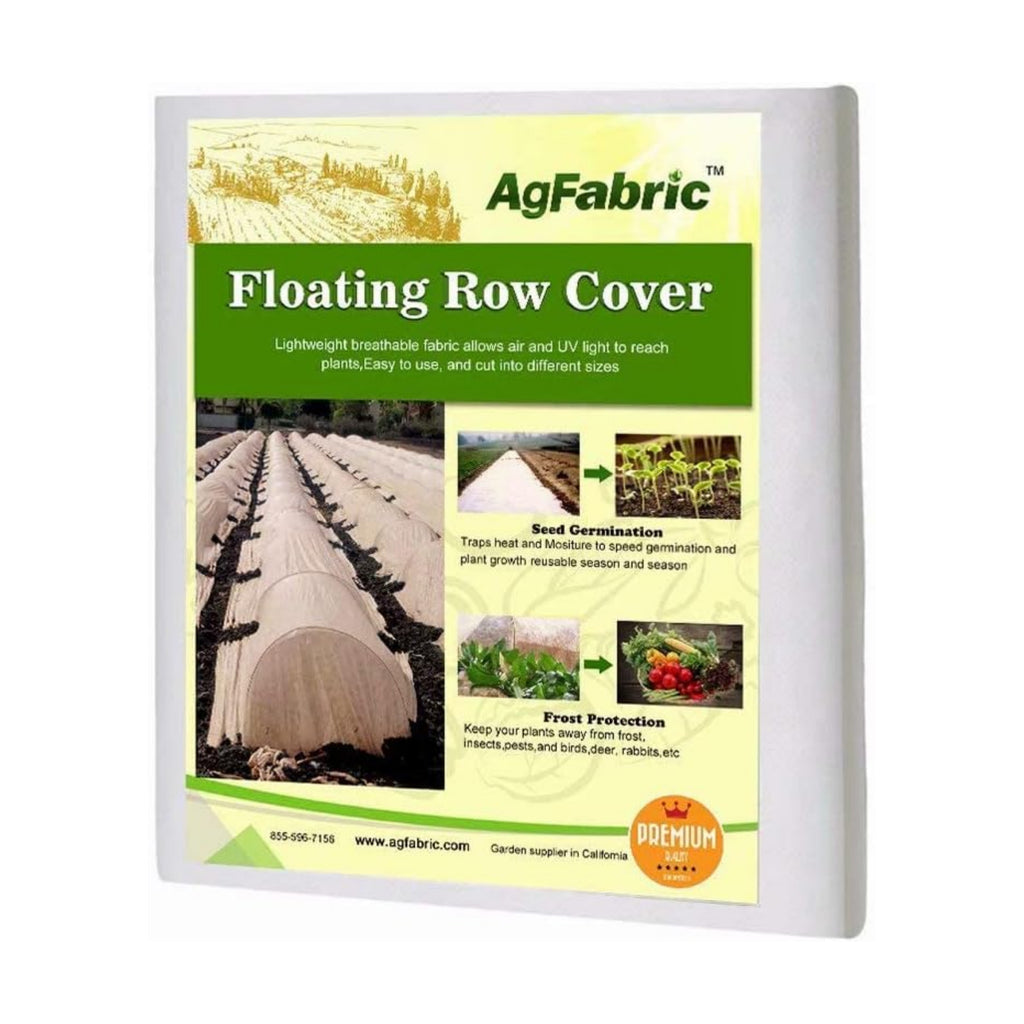 Agfabric Plant Covers Freeze Protection Floating Row Covers 10'x100' 0.9oz Plant Covers Freeze Sun Protection,Frost