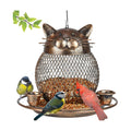 Bird Feeders for Outdoors Hanging, Heavy Duty Cute Cat Bird Feeder