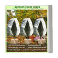 Plant Covers Freeze Protection,3 Packs 45”H X40”W Frost Blankets for Outdoor Plants Frost Cloth with Zipper