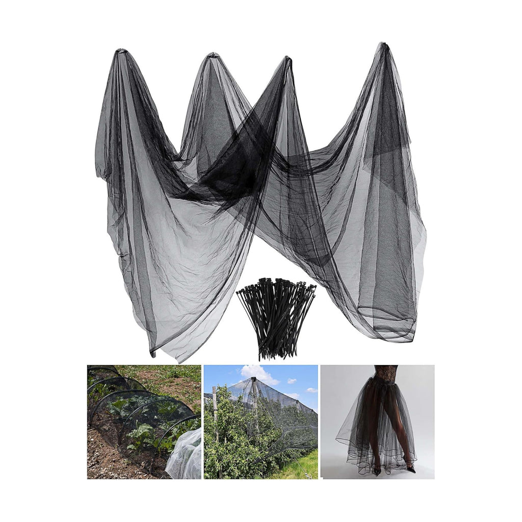 Zonon Mosquito Netting Garden Insect Mesh Netting Garden Patio Mesh Screen Net Fly Insect Bug Bird Net Barrier for