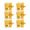 Tarpop Men's Large Cowhide Leather Work Gloves