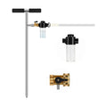 Caulimo Deep Root Watering Tool for Trees, Tree Watering Spike with Fertilizer Bottle, Stainless Steel Root Feeder for