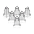 Garden Cloches for Plant Protector from Animals Chicken Wire Cages Outdoor | 12" x 20" Pack of 6 Extra Large Plant