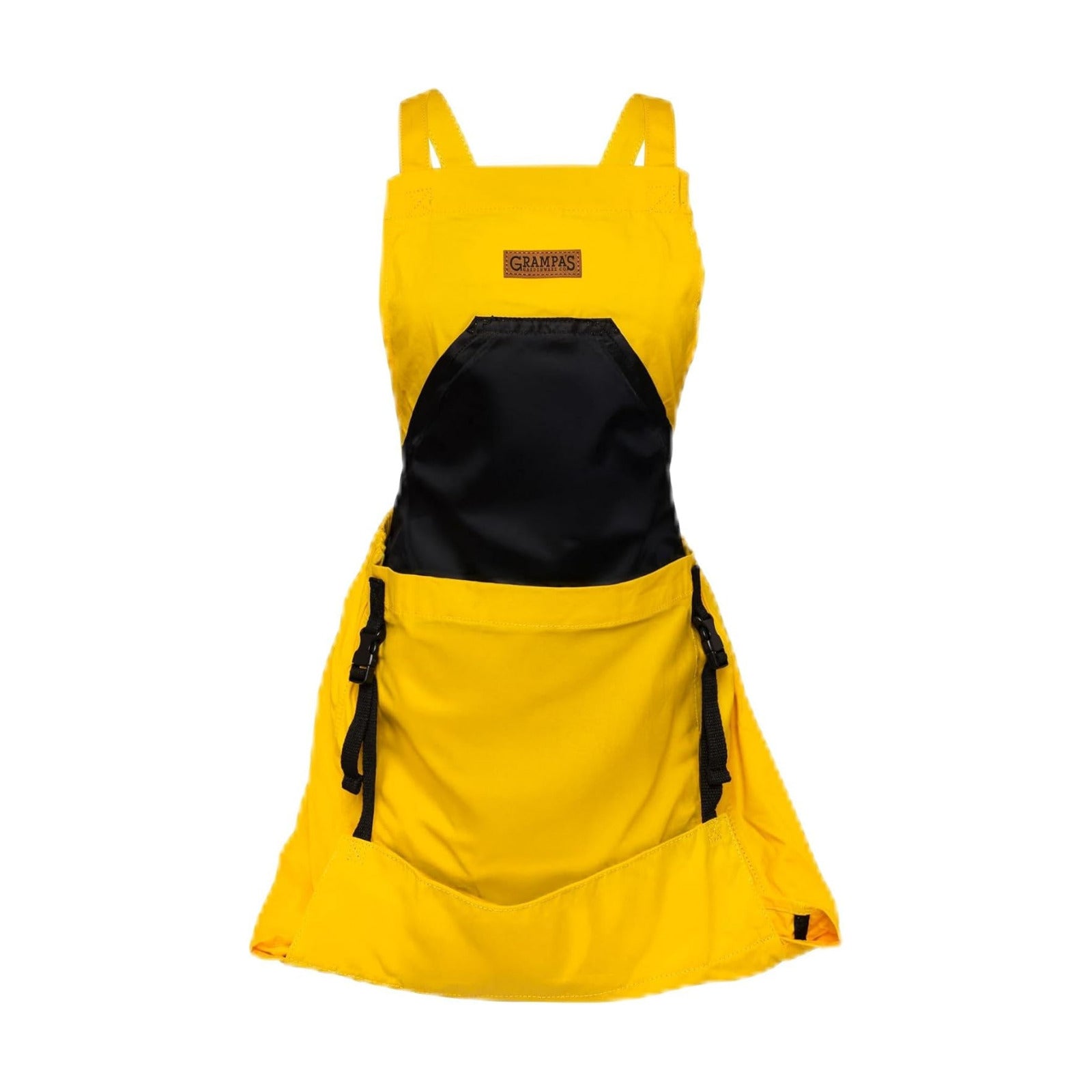 Grampa's Gardening Apron Cross Back Garden Apron with Large Pockets | Adjustable Straps • Harvest Apron • Hands-Free