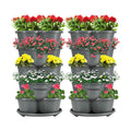 VIVOSUN 2-Pack 5 Tier Vertical Gardening Stackable Planter for Strawberries | Planter for Flowers, Herbs, Vegetables