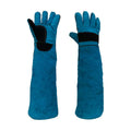 Animal Handing Gloves Bite Proof 23.7 Inch Kevlar Reinforced Multipurpose Pet Leather Glove Padding Dog,Cat