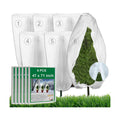 Large Size 6 Packs Plant Covers Freeze Protection 47 x 71 Inch, Upgraded Tree Frost Cloth for winter, 2.8oz/yd² Frost