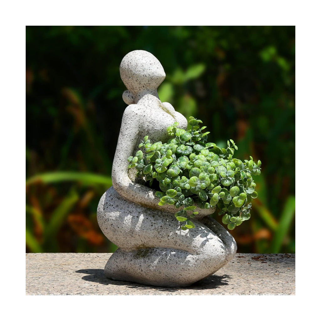 Face Planter Pot Head Planter for Outdoor Indoor Unique Garden Decor | Resin Unique Succulent Planters Flower Vase with