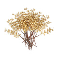 Artificial Berry, Fake Burgundy Berry, (20 pcs, 12" Each), Artificial Berries Stems for Xmas Tree Wreath Decorations Home Decor (GoldenBerry)