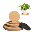 vensovo Cork Plant Coasters, 12 Pack Plant Mats in 4/6/8 Inch for Pots