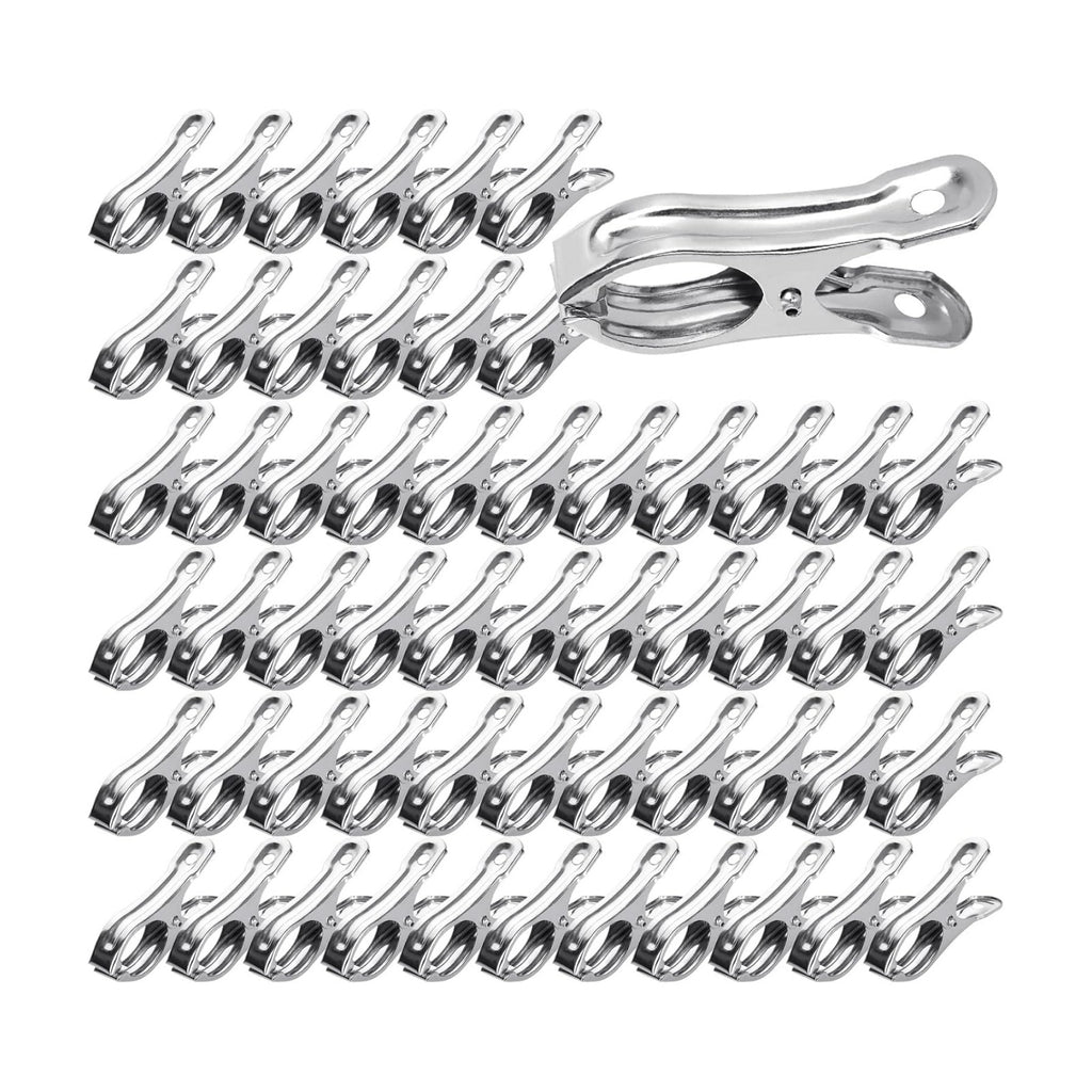 200PCS 2 Inch Garden Clips Heavy Duty Greenhouse Clips Stainless Steel Greenhouse Clamps for Netting with Strong Grip