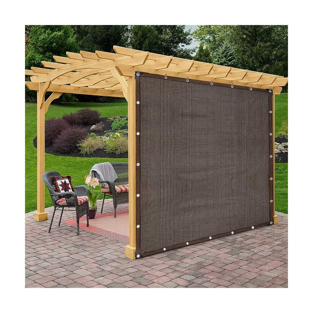 Fence Privacy Screen Balcony Sun Shade Cloth 6'6"x9'9" 80% Shade Fabric Outdoor Patio Screens Mesh Panels Apartments