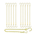 RIFNY Plant Chain for Hanging Plants, 20 Inch Hanging Basket Chain, Gold