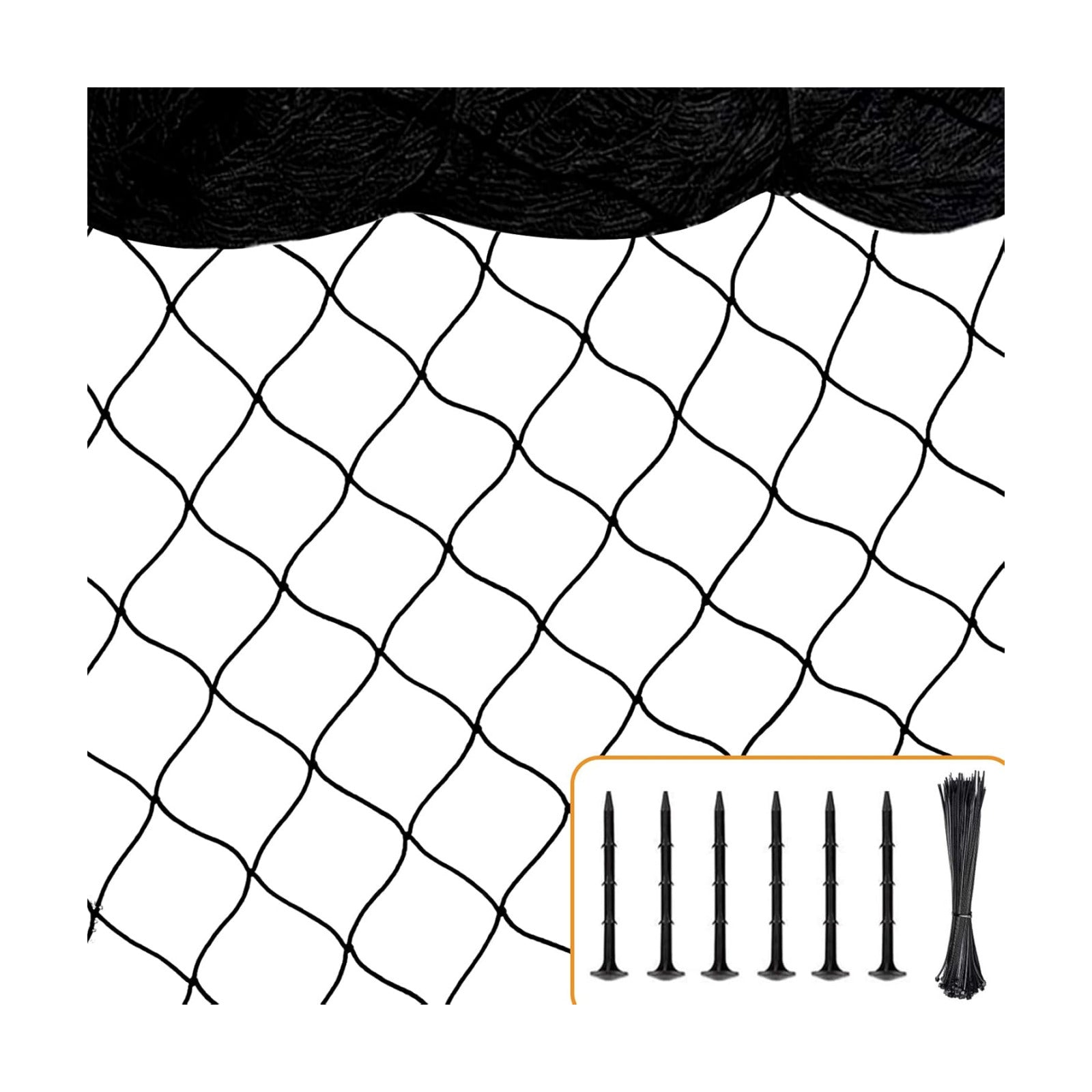 BSTPCOO Bird Netting 25'x100' with 2.4" Square Mesh Chicken Coop Nettings | Poultry Netting Over Chicken Run, Heavy