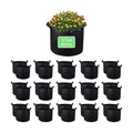 10 Gallon Garden Grow Bags, 30 Pack 10 Gal Planter Bags Fabric Pot Bags, Nonwoven Grow Bags Heavy Duty Aeration Pots