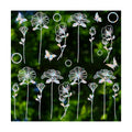 25 Pieces Flower and Butterfly Ring Window Decals for Bird Strike Prevention - Reusable Rainbow Suncatcher Clings to Save Birds, Non-Adhesive Anti-Collision Stickers, Easy Remove No Residue