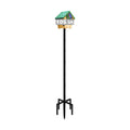 105 Inch Bird House Pole Mount Kit, Adjustable Heavy Duty Bird Feeder Pole for Outdoors, Universal Mounting Post Set with 5-Prong Base, Black, 1 Pack