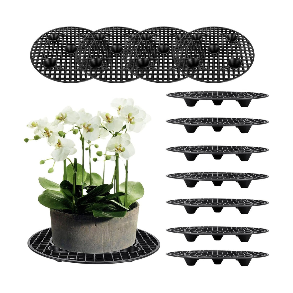 12 Pieces 12 Inch Plant Riser for Pots Indoor, Heavy Duty Plant Stands, Plant Level Pot Elevator for Indoor Outdoor