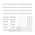 Barrina T5 Grow Lights for Indoor Plants, 1FT Plant Lights, 5000K, 8 Packs | Full Spectrum Grow Light, Individual