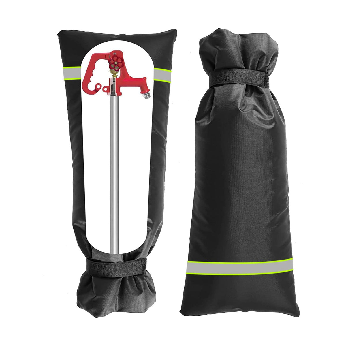 Outdoor Faucet Covers for Winter with Reflective Strips