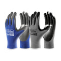 COOLJOB 10/20 Pair Safety Work Gloves for Men Women Non-slip, Nitrile Rubber Coated Working Garden Yard Gloves Bulk