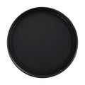 The HC Companies Terrazzo Plant Saucer, 15 Inch, Black Onyx, 1-Pack | Plastic, Lightweight, UV-Resistant, for Indoor &