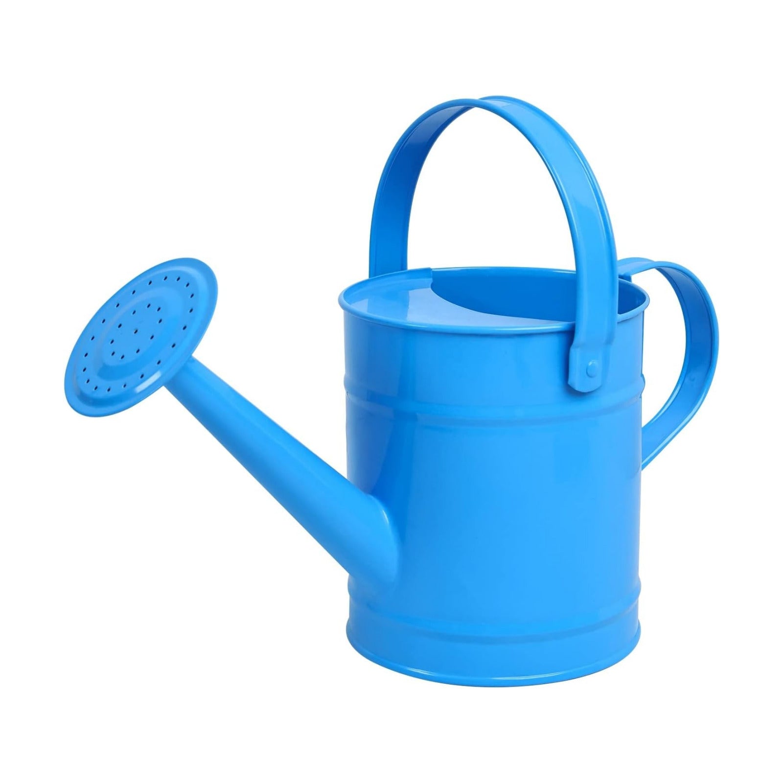 Blue Metal Watering Can, 1.5L for Kids Comfort Handle | Small Toddler Watering Can for Children,Ideal for Outdoor Home