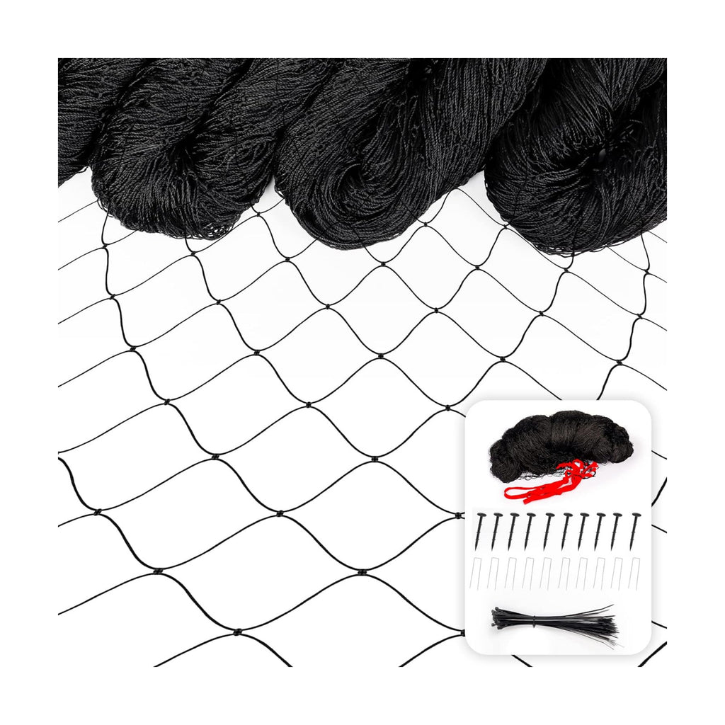 Bird Netting for Chicken Coop,50x50ft Poultry Netting with 2.4" Square Mesh | Heavy Duty Garden Net for Blueberry