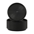 Eccliy 12 Pcs Plastic Plant Saucers Round Plant Tray Large Flower Pot Heavy Duty Planter Water Trays Thick Planter Drip