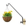 ERYTLLY Extended Rail Hook Fence Deck Heavy Duty Bird Feeder Hook 360 Degree Rotary and Length Adjustable Plant Bracket for Bird Feeders, Planters, Suet Baskets, Lanterns, Wind Chimes and More
