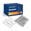 Whonline 560 Pack Landscape Staples 6 Inch, Galvanized Garden Stakes | U-shaped Ground Staples for Landscape Fabric