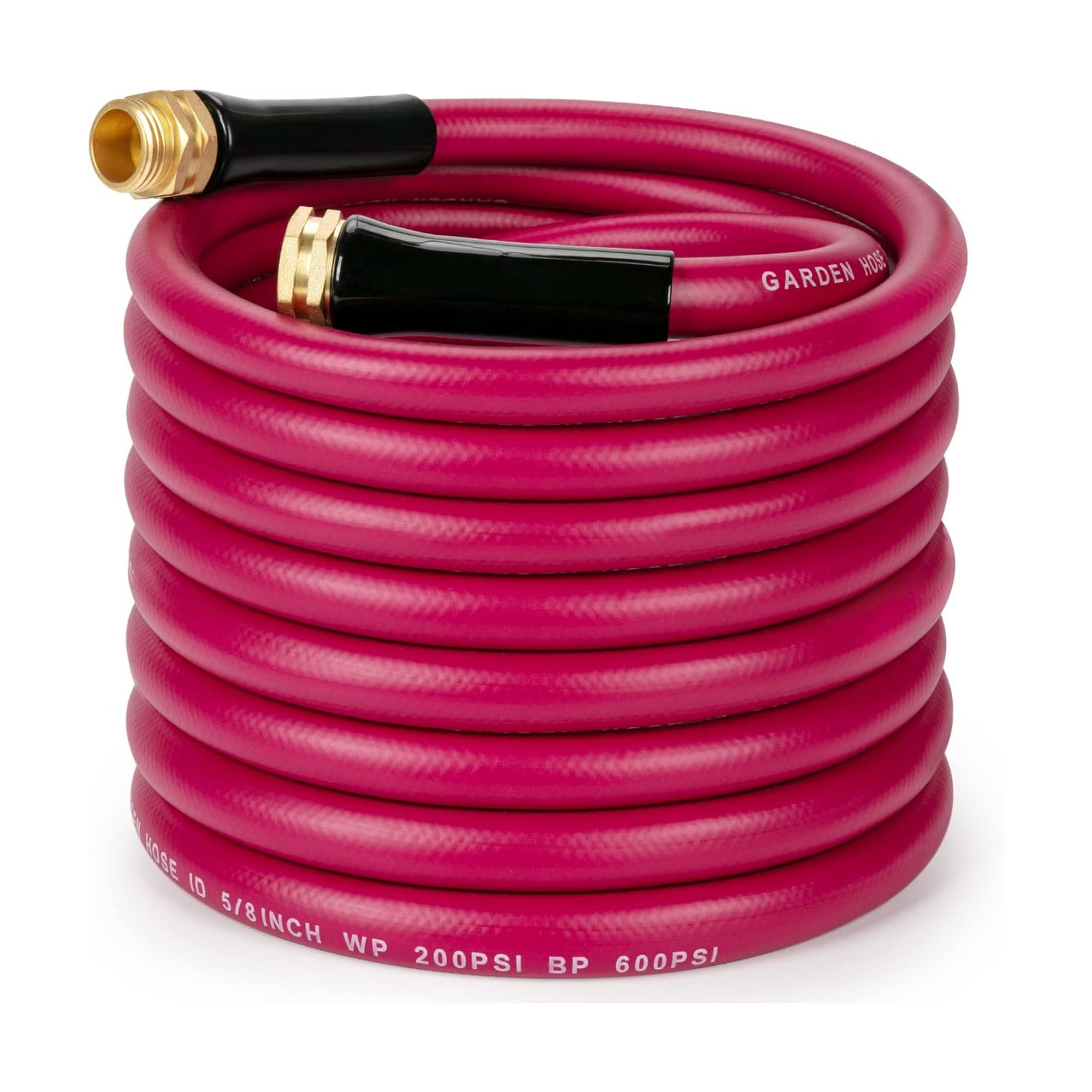 Garden Hose 5/8 in x 50 ft, Heavy Duty Durable Anti Kink Flexible Garden Water Hose for Drinking Water Safe BPA Free