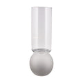 Amaryllis Bulb Vase, Extra Wide Frosted Base, 1-Count, Fits Bulb 3" to 4"