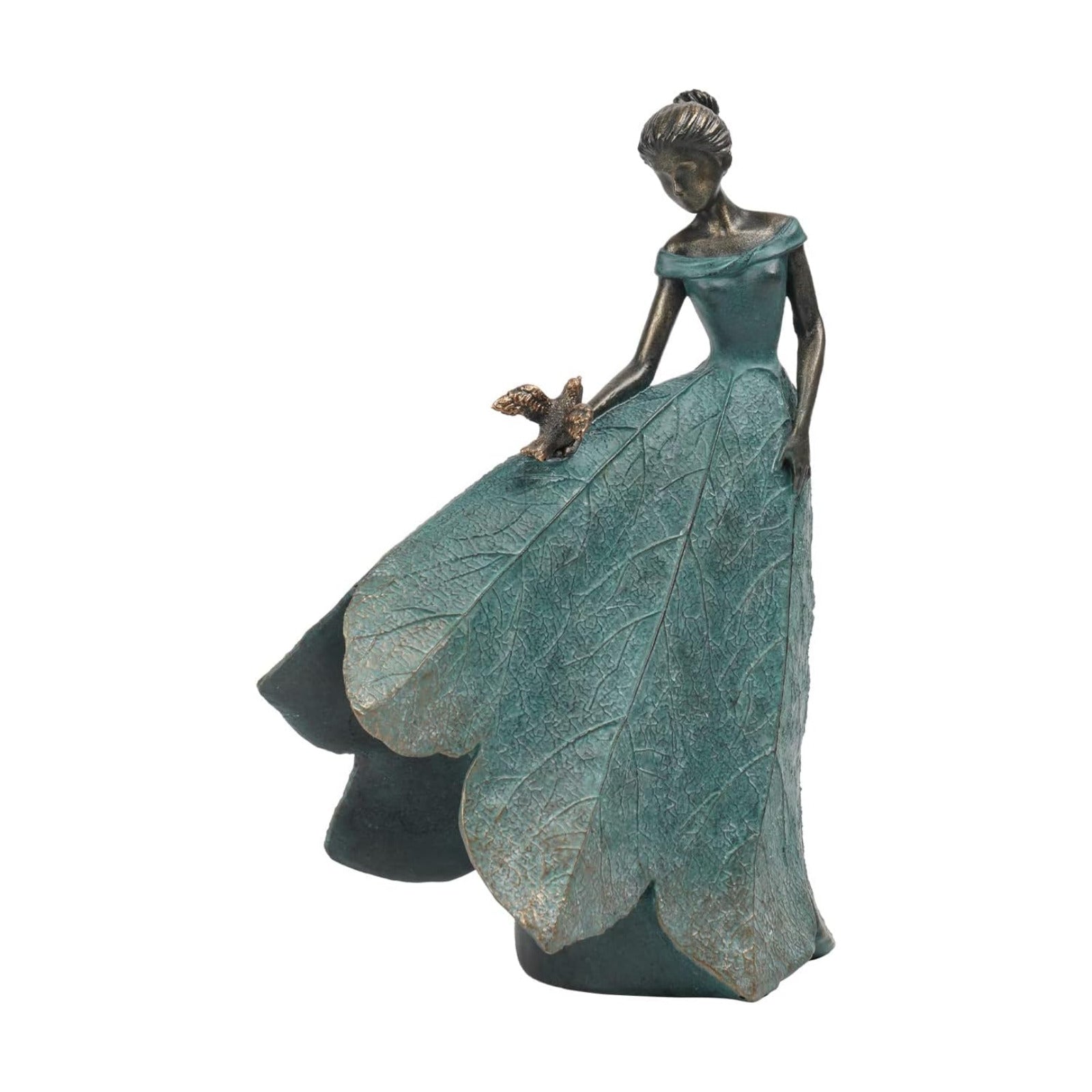Guichifun Fairy Statue Leaf Angel Girls Gardening Gifts for Women