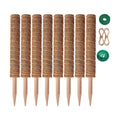 Eibikdi 101in Moss Pole for Plants Monstera 8 Pcs | Plant Support Stakes for Indoor Climbing Plants Grow Upwards, 65ft