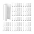 Jetec 128 Pieces PVC Pipe Clips Covers 2.4 Inches Long Greenhouse Clamps for Netting for Greenhouses Garden Shelters