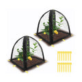 2PCS Pest Guard Cover-22 x 22 x 23 Inch Mesh Plant Cover for Pests-Garden Plants Cloche Tent for Protect Plants