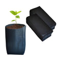 gardtree 1/4 Gallon 400PCS 6.3×7 Inch Breathable Plant Grow Bags - Non-Woven Plant Seedling Pots for Seed Starting, Indoor/Outdoor Vegetables, Herbs, Flower | Easy Transplant, Space Saving, Black