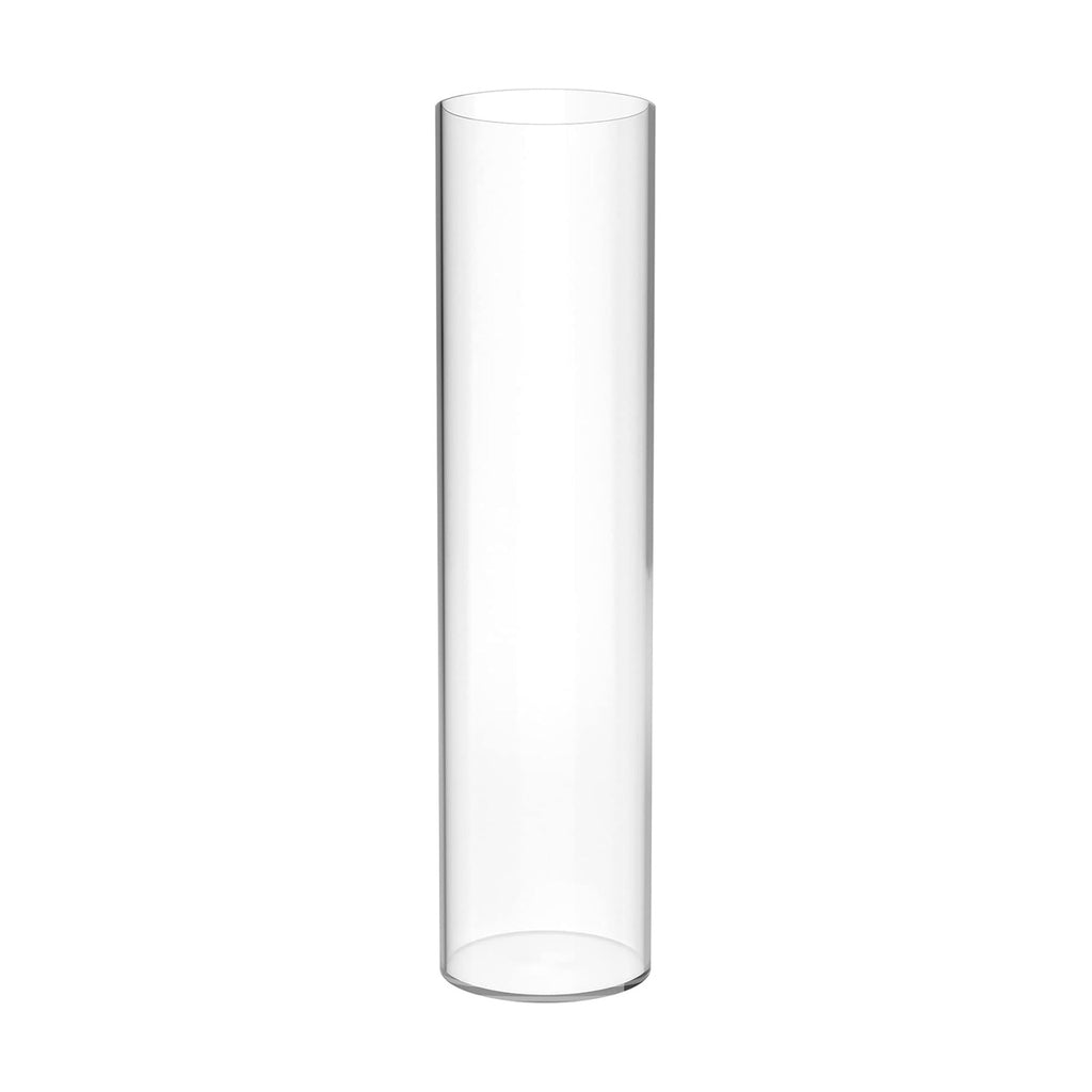 Tall Vases for Centerpieces, Clear Acrylic Cylinder Vase, 4" W x 16" H Round Vase, Decorative Centerpieces Flower Vases for Wedding, Home