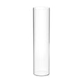 Tall Vases for Centerpieces, Clear Acrylic Cylinder Vase, 4" W x 16" H Round Vase, Decorative Centerpieces Flower Vases for Wedding, Home