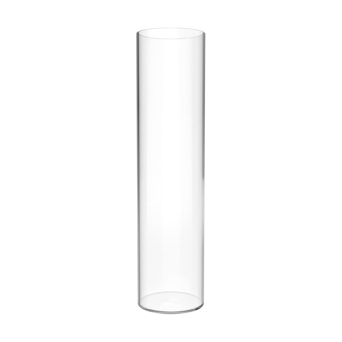 Tall Vases for Centerpieces, Clear Acrylic Cylinder Vase, 4" W x 16" H Round Vase, Decorative Centerpieces Flower Vases for Wedding, Home