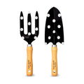kate spade new york 2 Piece Garden Hand Tool Set, Picture Dot | Gardening Metal Hand Tools with Wooden Handles, Cute
