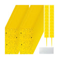 Qualirey 220 Pcs 7.9 x 4 Inch Yellow Sticky Traps for Plant Gnats Dual Sided Fruit Fly Sticky Traps for Indoors