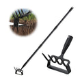 Garden Hoe, Heavy Duty Hula Hoe Garden Tool for Weeding, 62 Inch Cultivator Stirrup Hoe with Adjustable Long Handle