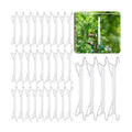 Rtteri 30 Pcs Plant Climbing Hooks Tomato Support J Hooks Garden Hooks for Plant Greenhouse Flower Vine Crop Trellis Kit