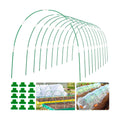 60Pcs Greenhouse Hoops Grow Tunnel Wide, 8FT Rust-Free Fiberglass Support Garden Hoops Kit for Raised Beds Plant Cloth