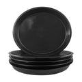 OUPSAUI 5 Pack 4 10 12 14 16 18 20 22 Inch Plant Saucer, Plant Trays for Pots, Large Plastic Plant Saucers for Indoors